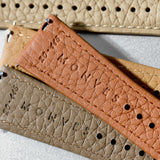 Clemence - Soft Large-Grain Leather Watch Strap