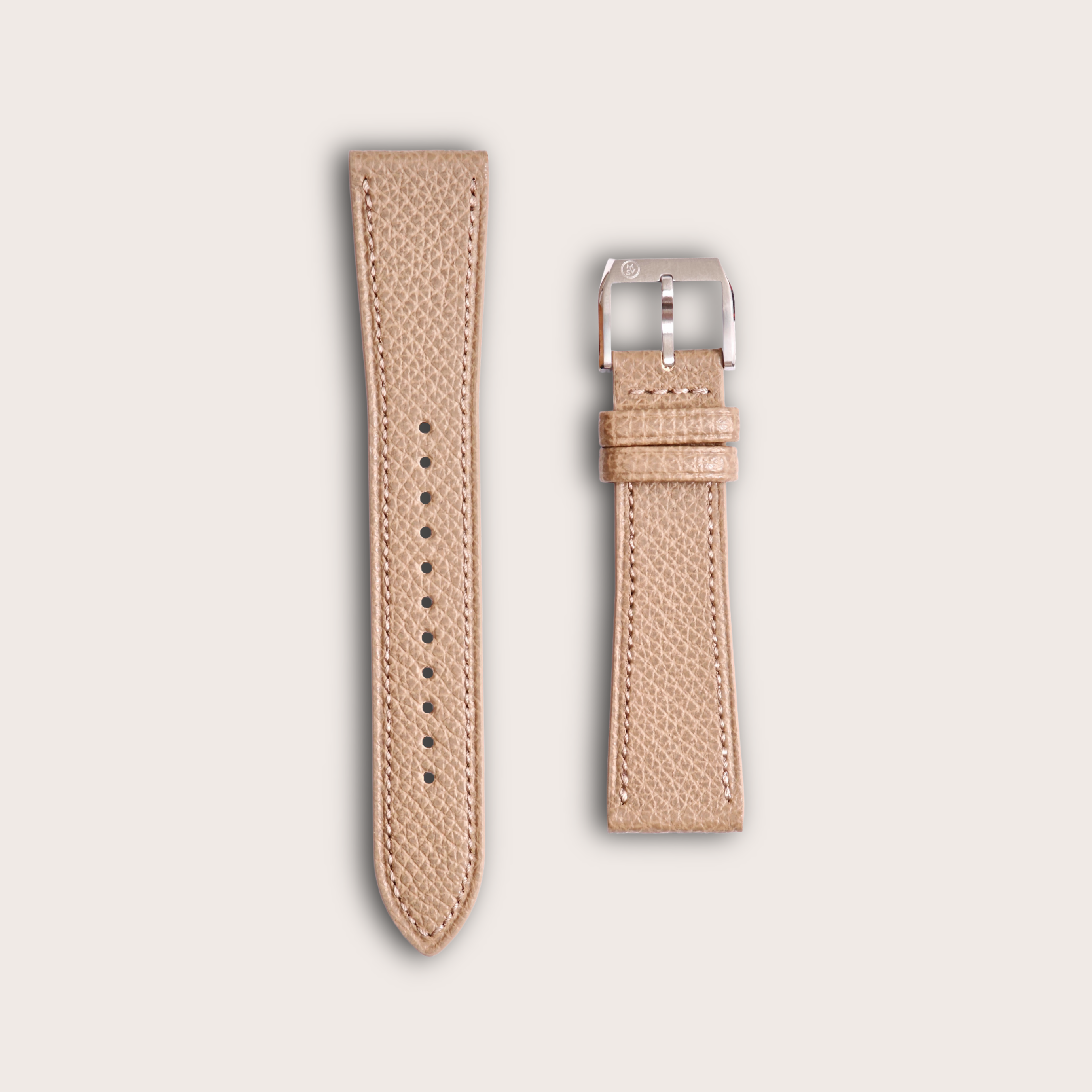 Epsom - Structured Italian Leather Watch Strap