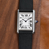 Guilloche - Textured TecTuff Leather Watch Strap
