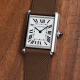Guilloche - Textured TecTuff Leather Watch Strap