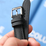 Sail Doek Sailcloth - Textured FKM Rubber Watch Strap