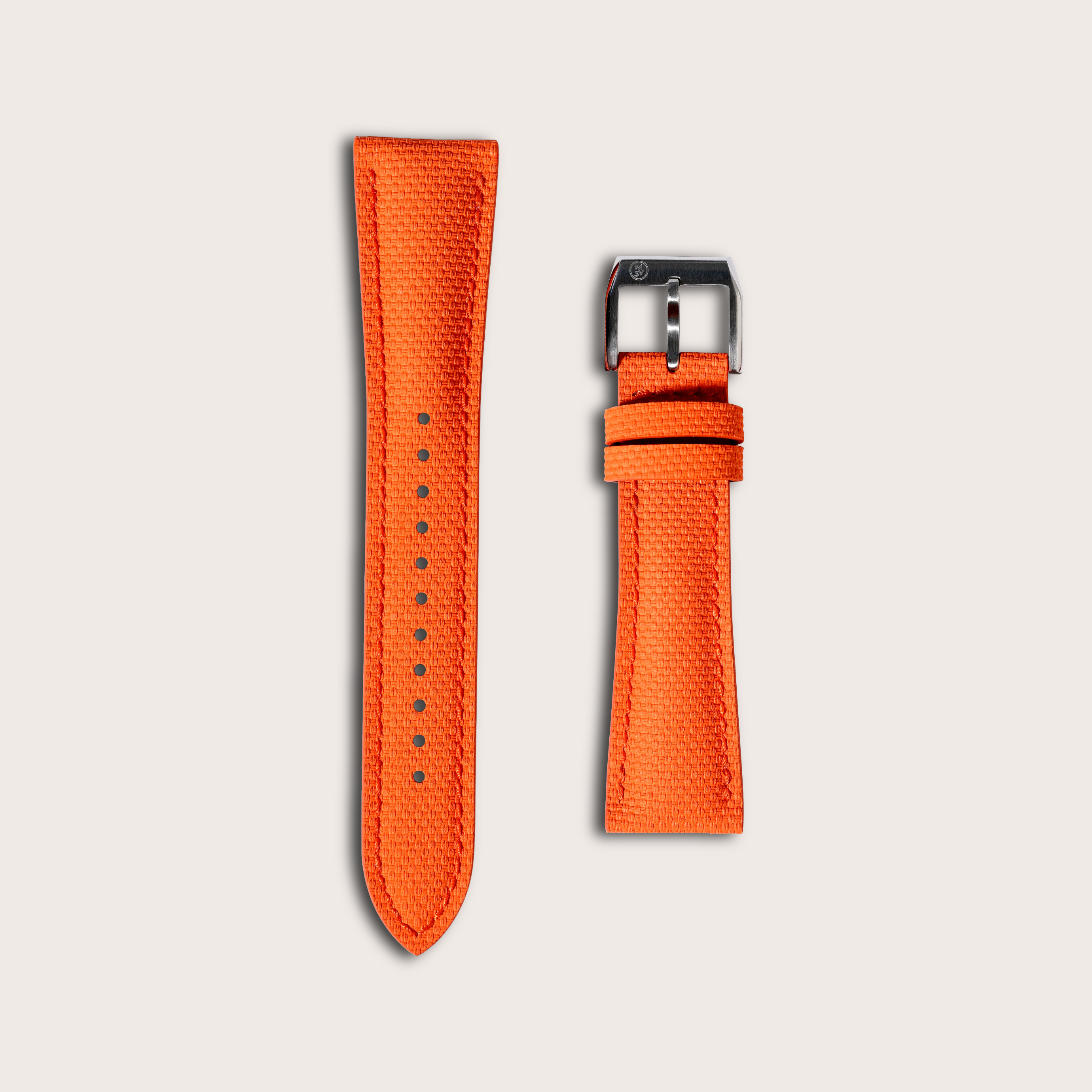 Sail Doek Sailcloth - Textured FKM Rubber Watch Strap